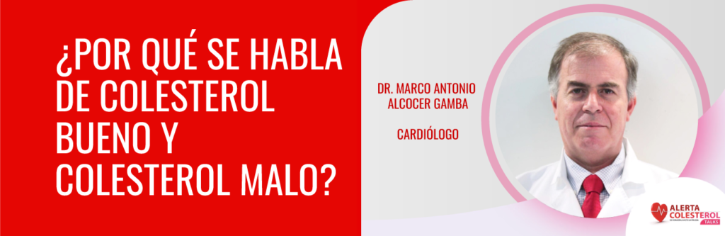 ¿Por qué se habla de colesterol bueno y colesterol malo? Dr. Marco Antonio Alcocer Gamba Cardiólogo